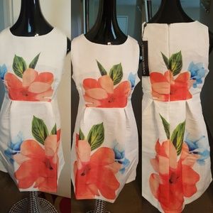 Christian Siriano New York  floral dress Medium